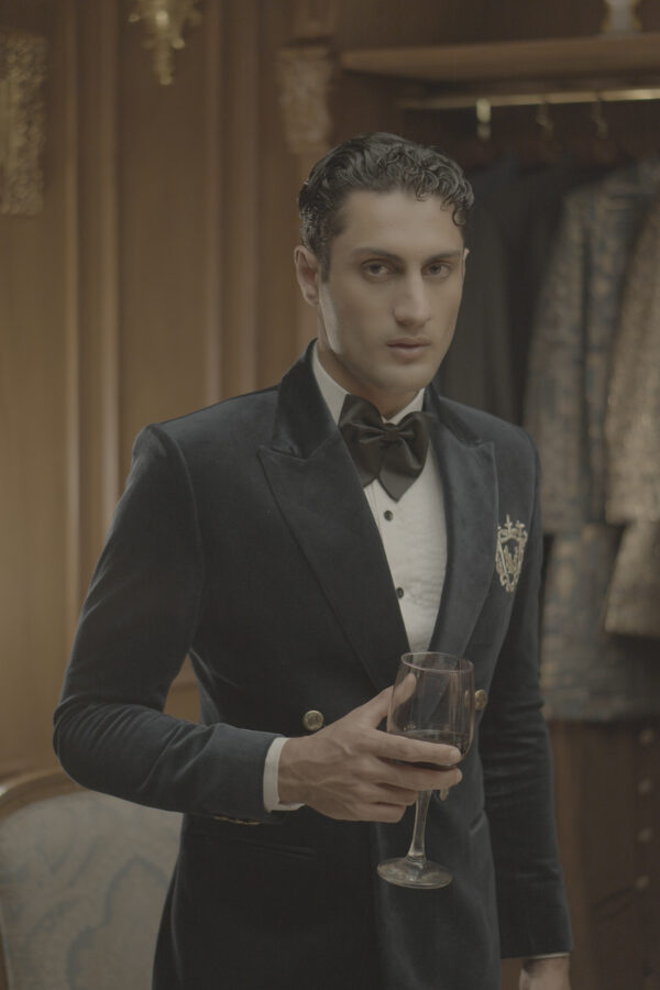 Black velvet Tuxedo