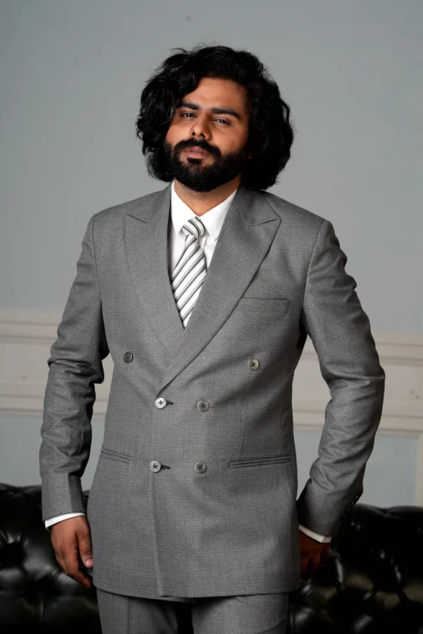 French Grey 2 Piece Suit
