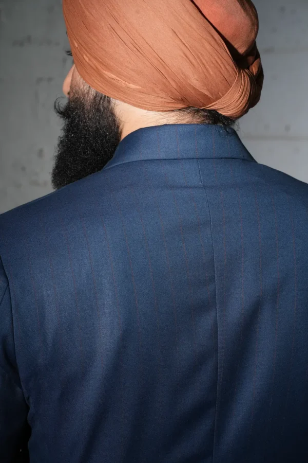 Navy Double-Breasted Tuxedo Trio - Image 3