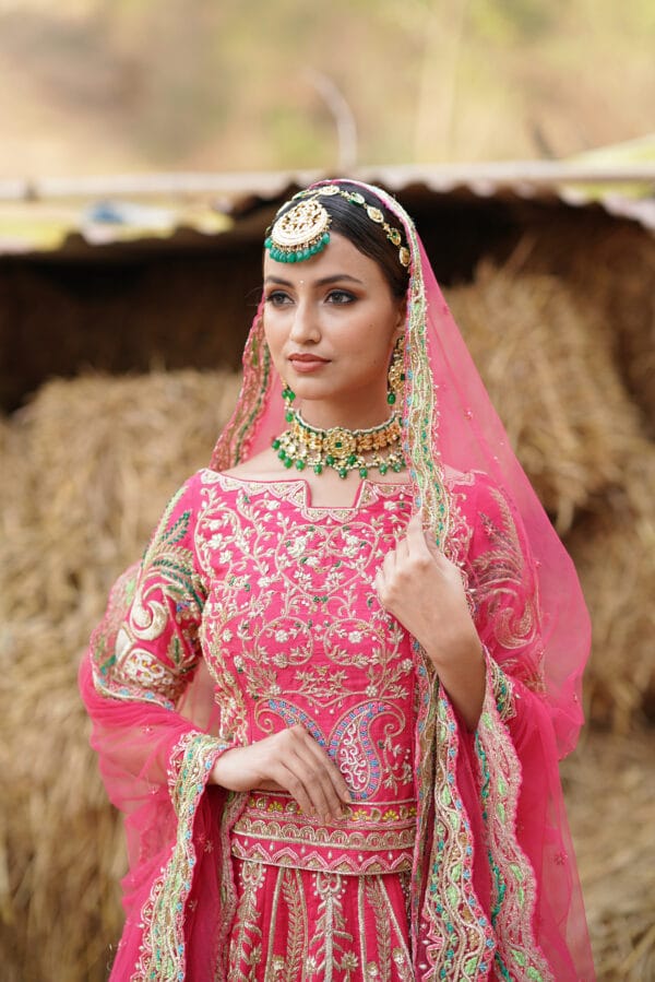 Pink lehenga