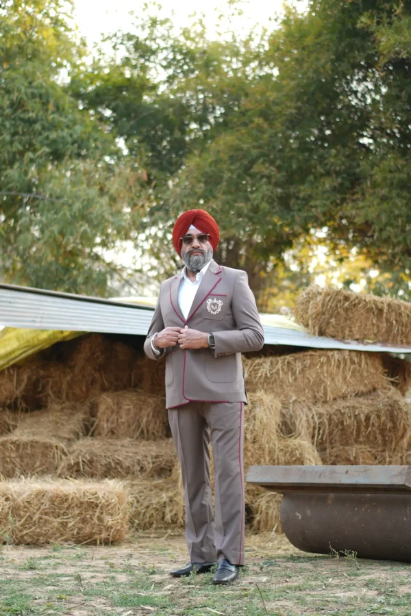 Principal Suit with Signature Embroidery