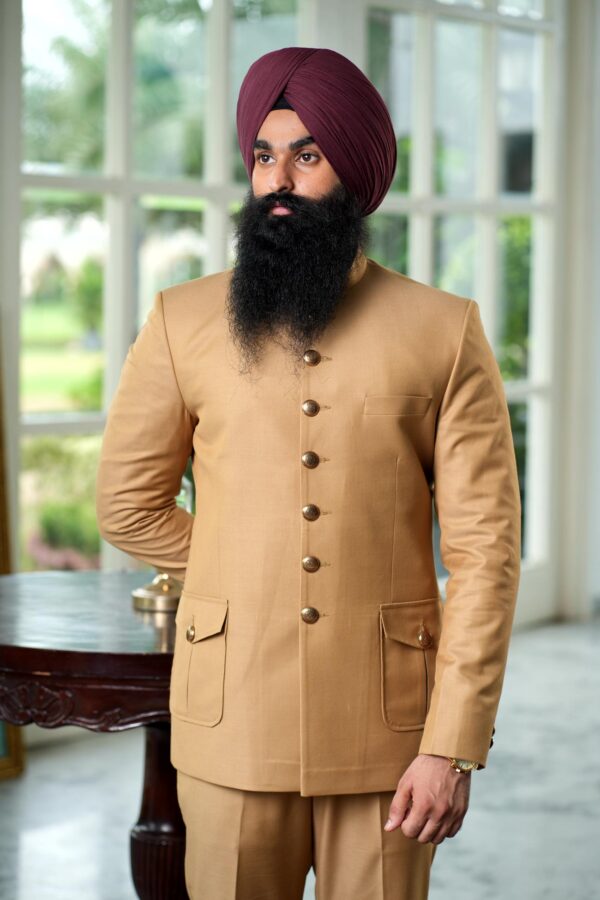 Caramel Command Bandhgala - Image 2