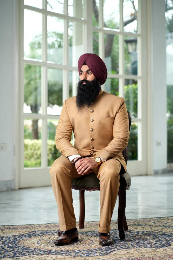 Caramel Command Bandhgala