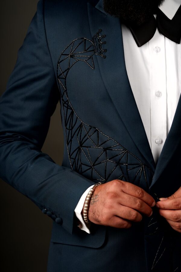 Peacock Noir Tuxedo - Image 3