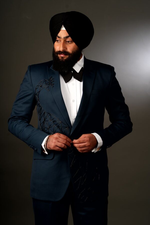 Peacock Noir Tuxedo