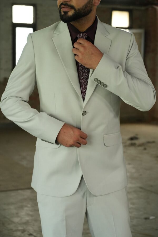 Ivory Platinum Two-Piece Suit